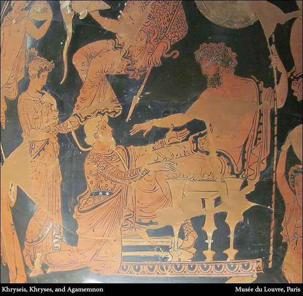 Khryseis, Khryses, Agamemnon