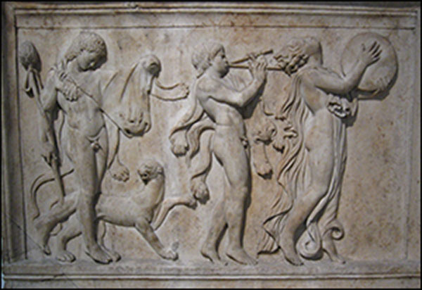 Maenad and Satyrs