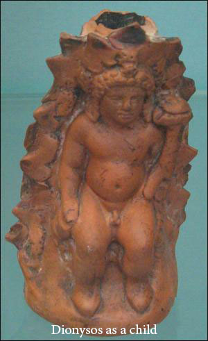 Dionysos as a child