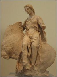 A Nereid on horseback