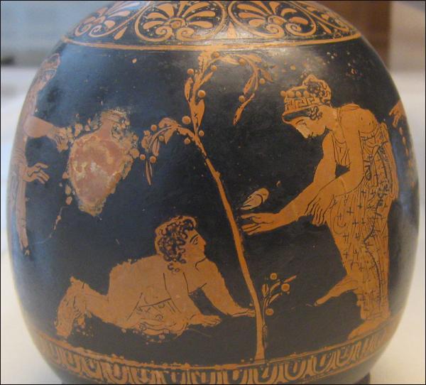 Nymphs and an infant Erechtheus