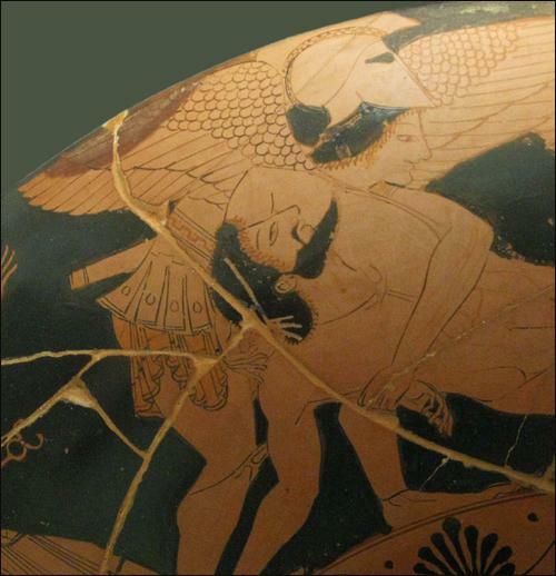 Thanatos and Sarpedon