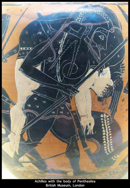 Achilles with the body of Penthesilea