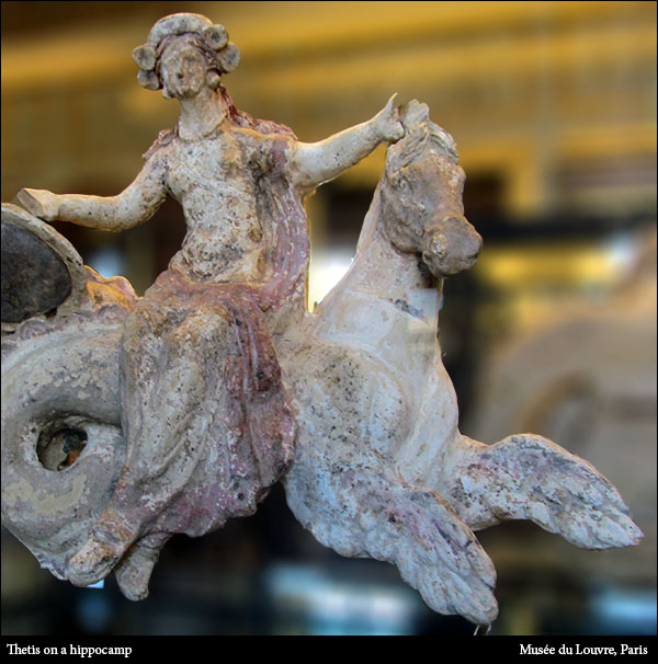 Thetis riding a Hippocamp