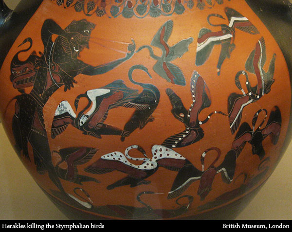 Herakles and the Stymphalian Birds