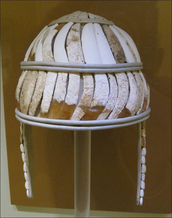 Boar's tusk helmet