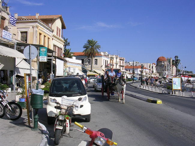 The island of Aigina.